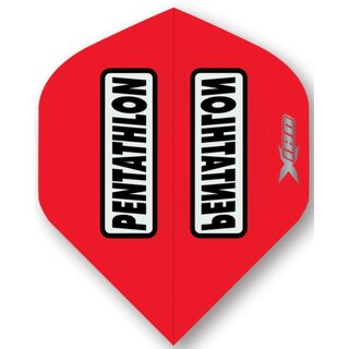 1 Sets (3 Stück) Pentathlon Flight X180 rot standard