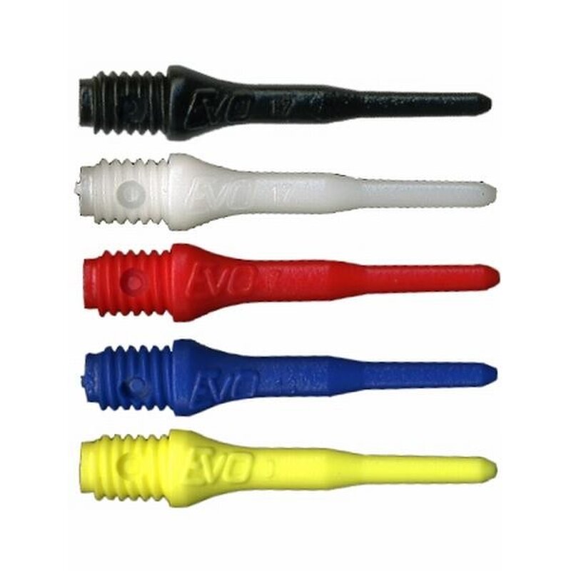 200 EVOLUTION Soft-Dartspitzen „Long“ – 6 Mm, 2BA, Made In Germany, Inkl. Checkout-Card