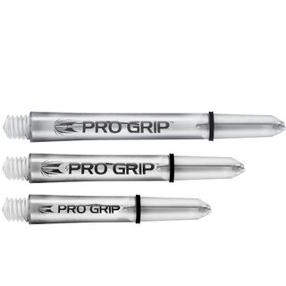 1 Sets (3 Stück) Target PRO-GRIP Shaft transparent lang