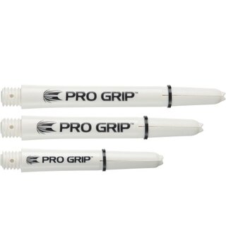 1 Set (3 Stück) Target PRO-GRIP Shaft weiss intermediate