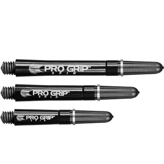 1 Set (3 Stück) Target PRO GRIP SPIN Shaft schwarz kurz