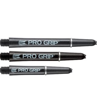 1 Set (3 Stück) Target PRO-GRIP Shaft schwarz lang