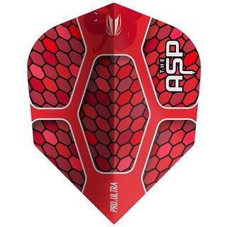 Target Dartflight Nathan Aspinall The Asp 4er Set Pro Ultra Red Dart Flight 4 Sätze (12 Flights insgesamt) (Nr. 2)