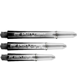 1 Set (3 Stück) Target PRO GRIP VISION Shaft schwarz kurz