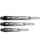 1 Set (3 Stück) Target PRO GRIP VISION Shaft schwarz kurz