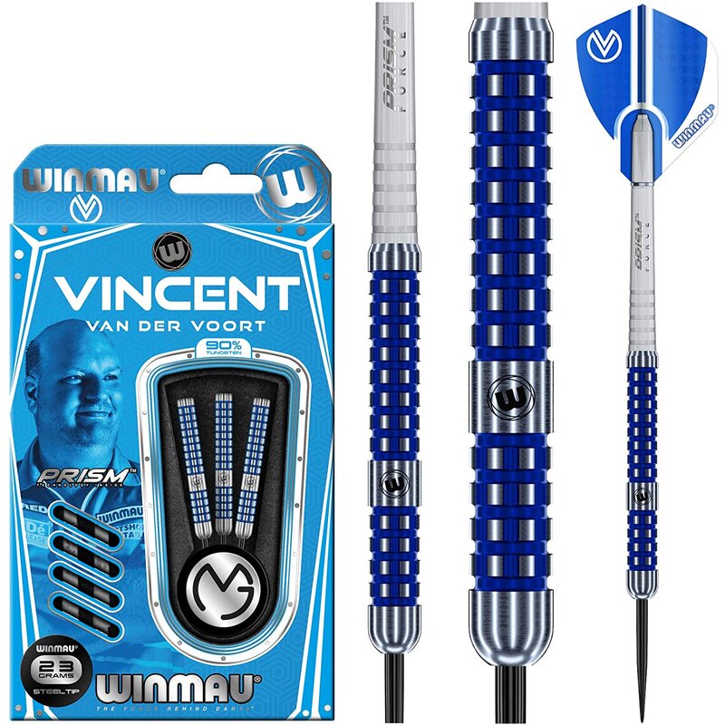 The Dutch Vincent Van Der Voort Steeldart 90% Tungsten Steeltip von Winmau