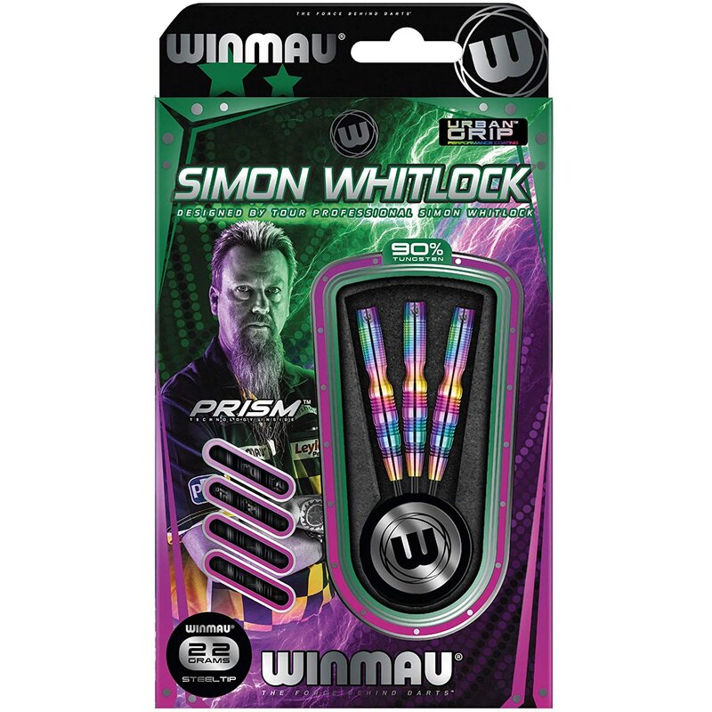 The Wizard Simon Whitlock Steeldart Urban Grip 90% Wolfram Steeltip von Winmau