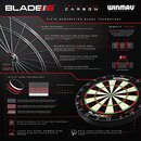WINMAU Blade 6 Triple Core Carbon Professional Bristle Klassische Dartboard