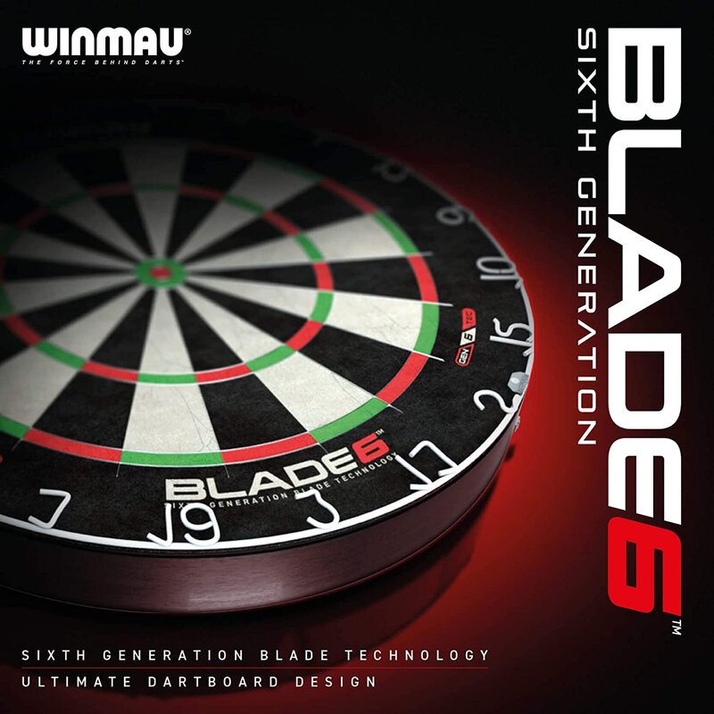 WINMAU Blade 6 Professional Bristle Klassische Dartboard