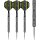 WINMAU MvG Exact 25 Gramm Profi Wolfram Steeltip Dartpfeile Set mit Flights und Schäfte