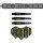 WINMAU MvG Exact 24 Gramm Profi Wolfram Steeltip Dartpfeile Set mit Flights und Schäfte