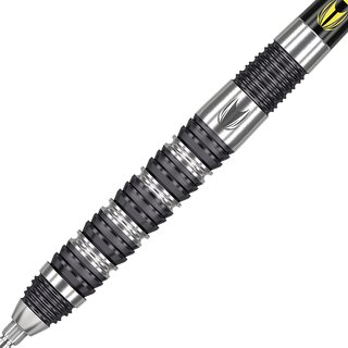 Target Darts Unisex-Adult Dimitri Van den Bergh Dream Maker 80% Wolfram Swiss Point Steeldarts-Set Dartpfeile, Schwarz, Gelb and Roter, 26G