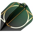 Target Darts Cult 90% Wolfram Swiss Point Steeldarts-Set Dartpfeile, Schwarz, Grün und Gold, 21G