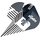 Target Darts Phil Taylor Power 9-Five Gen 9 95% Wolfram Swiss Point Steeldarts-Set Dartpfeile, Schwarz und Silber, 26G