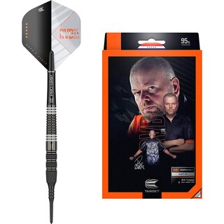 Target Darts RVB 95 x Echo 95% Wolfram Softdarts-Set Dartpfeile, Schwarz und Grau, 20G