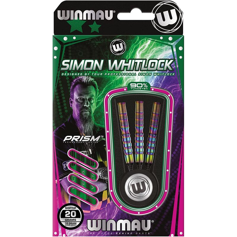 WINMAU Simon Whitlock Urban World Cup Edition 20 gr Wolfram Profi Softdart
