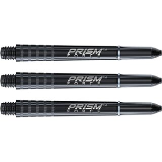 WINMAU Prism Force schwarz kurz Polycarbonate Dart Stems - 1 Satz pro Packung (3 Shafte insgesamt)