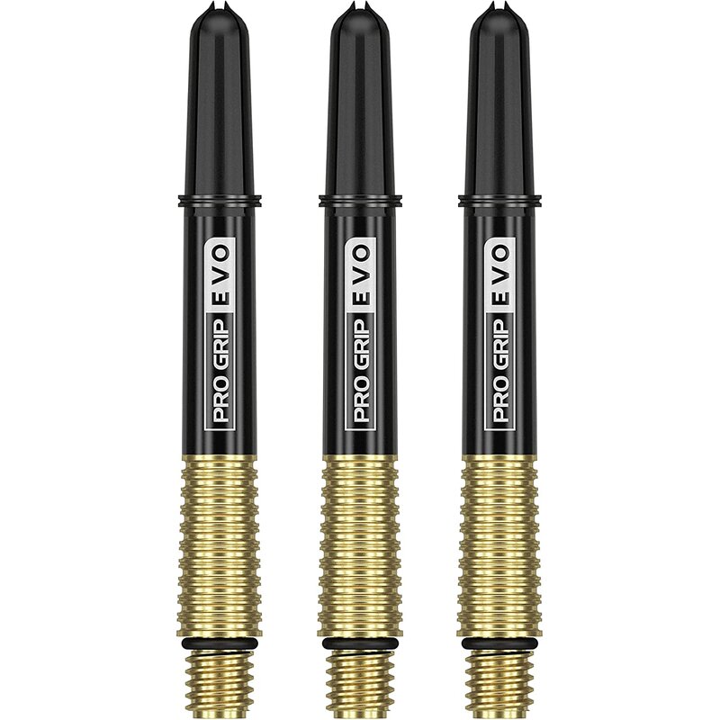 Pro Grip Evo Gold Aluminium Intermediate Dart Shafts, 5,50