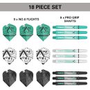 Target Rob Cross Ink Design No.6 Flights & intermediate Shafts (41mm) Multipack - 3er Pack