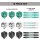 Target Rob Cross Ink Design No.6 Flights & intermediate Shafts (41mm) Multipack - 3er Pack