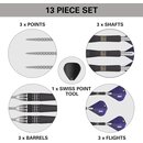 Target Darts Phil Taylor Power 9-Five Gen 10 22G 95% Wolfram Swiss Point Steeldart