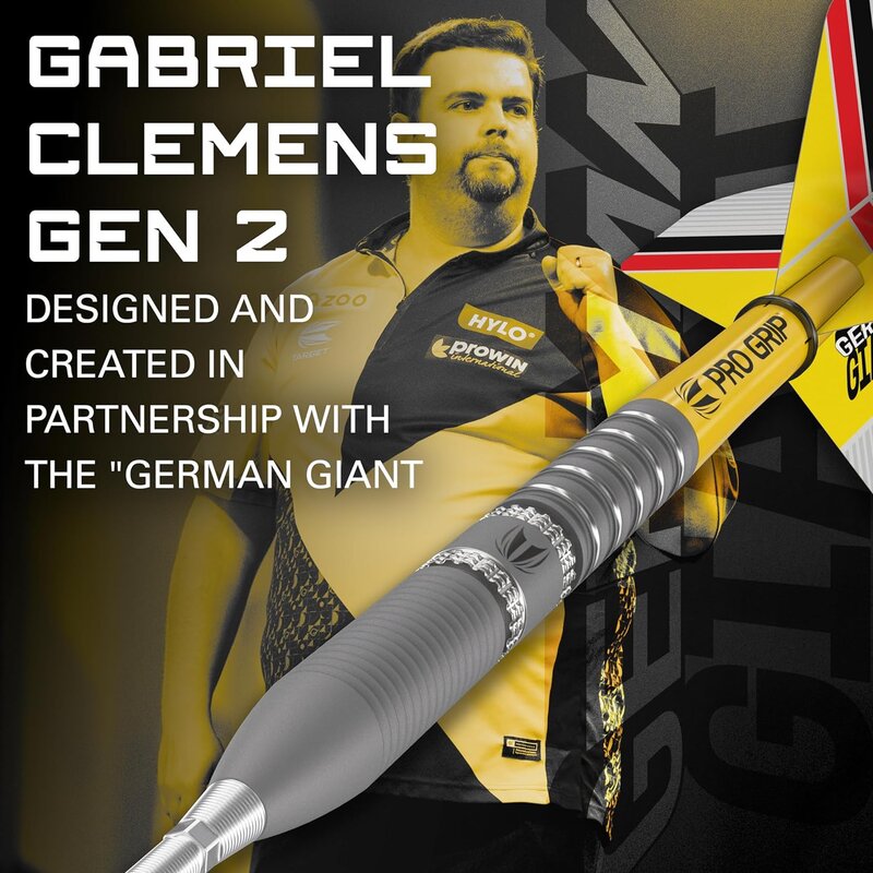 Target Darts Gabriel Clemens Gen 2 21G 90% Wolfram Swiss Point Steeldart