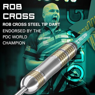 Target Darts Rob Cross 22G Messing Stahlspitze Tip Dart Satz