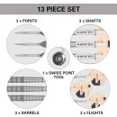 Target Darts Raymond Van Barneveld RVB 25 Year Edition 23G 95% Wolfram Swiss Point Stahlspitze Darts Set Steeldarts Dartpfeile