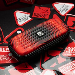 Target Darts Stephen Bunting Takoma Dart Wallet, Dart Tragetasche, hält 3 vollständig montierte Darts & Dart-Zubehör, schützende Eva Dart-Halter