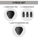 Target Darts Soft Tip zu Swiss Point Dart Konvertierungsset, Umspitzen von Soft Tip zu Stahlspitzen 2BA Gewinde