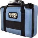 Karella Darttasche Master PAK, Jeans, perfekte Aufbewahrung für bis 3 Set Darts und viel Zubehör, Dartcase, Tasche für Darts