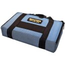 Karella Darttasche Master PAK, Jeans, perfekte Aufbewahrung für bis 3 Set Darts und viel Zubehör, Dartcase, Tasche für Darts