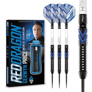 RED DRAGON Gerwyn Price Blue Ice SE 24 gram - Tungsten Professional Darts Set