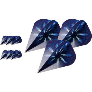 Phil Taylor Raw Power Gx2 Pro Ultra-Dart-Flights (9er-Set) Multipack-Flight-Sets