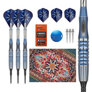 Phil Taylor Softdarts Gx2-Dartpfeil-Set, 20 g 95-%-Tungsten