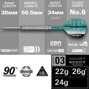 Hydro-Steeldart-Set, 21 g (Barrel 03) | 90-%-Tungsten, SP-Tool inkludiert