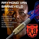 Raymond Van Barneveld Steeldarts Generation 6-Dartpfeil-Set, 23 g 95-%-Tungsten, SP-Tool inkludiert