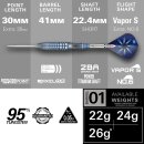 Phil Taylor Steeldarts Gx2-Dartpfeil-Set, 22 g, 95-%-Tungsten, SP-Tool inkludiert