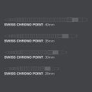 Target Darts Swiss Point Dart Spitzen, Chrono (3er-Pack Spitzen) 30MM  Schwarz