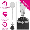 Target Darts Swiss Point DX Dart Points (3 Pack Set of Tips) 26mm, Schwarz