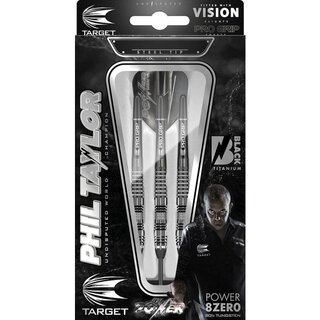Steeldart Phil Taylor Power 8-Zero Black P8Z4 Steeltip 25g