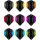 Pentathlon HD150 Dartflights, Mixed, 150 Micron 9 Set