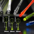 WINMAU Fusion Integrated Flight & Shaft System - No.2  gelb, medium