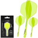 WINMAU Fusion Integrated Flight & Shaft System - No.2 gelb, intermediate