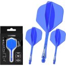 WINMAU Fusion Integrated Flight & Shaft System - No.2 blau, intermediate