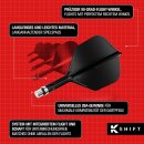 K-Shift No.6 Integrated Flights & Shafts, schwarz, short