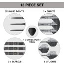 Nathan Aspinall x Echo 90% Tungsten Steel Tip Swiss Point,  22G