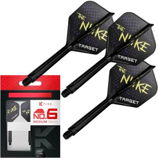 Luke Littler K Flex Flights and Shaft System, Nr. 6 (Medium, 33 mm)