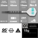 Rob Cross 95K Soft Tip 95% Tungsten Dart Set, 18G