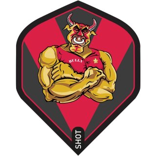 Dart Flights Michael Smith Bully Boy Dartflights (Rot)